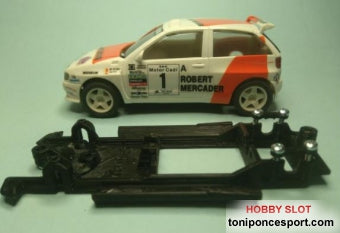 Chasis Lineal Black Seat Ibiza Kit Car SCX