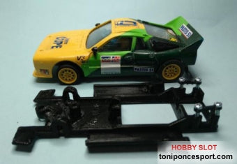 Chasis Lineal Black Lancia 037 SCX