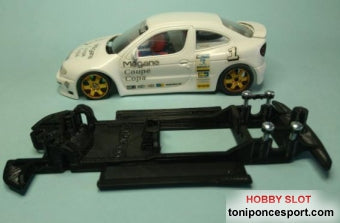 Chasis Lineal Black Renault Megane Ninco