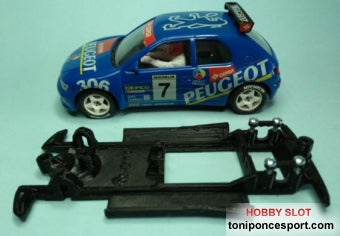 Chasis Lineal Black Peugeot 306 Ninco