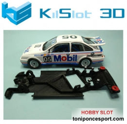 Chasis angular BLACK Ford Sierra NINCO .