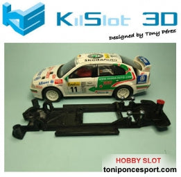Chasis lineal black Skoda Octavia WRC SCX