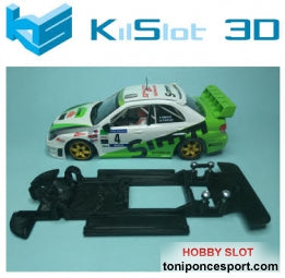 Chasis lineal black Subaru WRC NINCO.