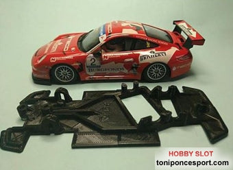 Chasis angular Race SOFT para Porsche 997 Ninco
