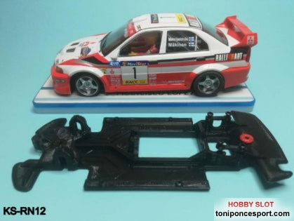 Chasis Lineal Race SOFT compatible Mitsubishi Evo V-VI Scaleauto.
