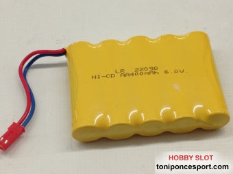 Bateria NI-CD 6,0v. AA 400 mAh.