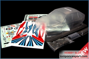 Carrocería Lancia Delta Integrale c/acces. Martini blanco -(Transparente)