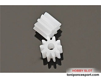 Piñón 10 d. Nylon M50 Diámetro 6mm. 5 unidades.
