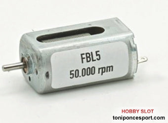 Motor FBL-5 de 50.000rpm 657 gr/cm 12V. Caja Larga Abierto