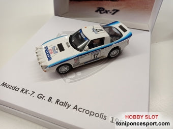 Mazda RX7 Nº17 Rally Acropolis 1984 Achim Warnbold / Biche