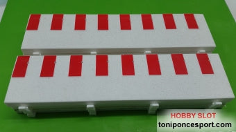 Bordes recta 20cm (x6) USADOS