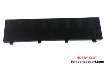 Bordes recta 20cm (x6) negro
