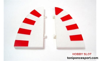 Bordes Final recta x6 (3 Dcho. + 3 Izq.)
