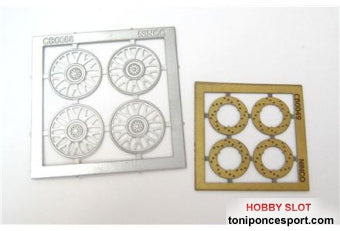 4 Tapacubos + Disco BBS F1/Cart