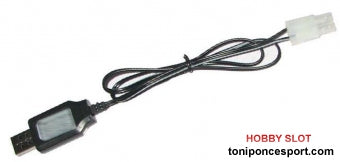 Cargador USB TMY para bateria 9,6v. (Masher NH93127 / NH93057 / NH93056)