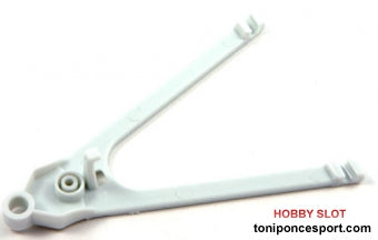 Guia basculante 64mm rigida blanca