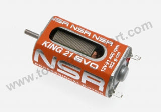 Motor KING 21.400rpm 320 gr/cm 12v. caja larga abierto