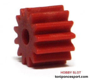 Piñones plastico sidewinder 13 D 6,75 mm x4 - Red