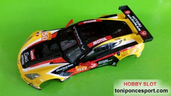 Carroceria CORVETTE C7R SPA 2016 #50 (Livery + Kit Cockpit) Tampo Defect