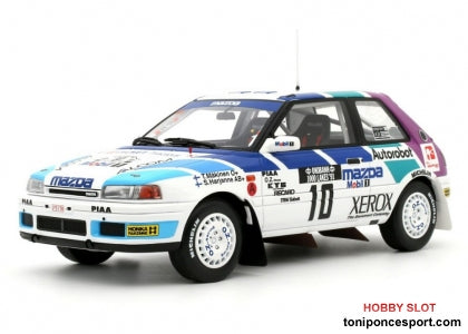 Rally de los 1000 lagos Mazda 323 GTX Gr.A 1991