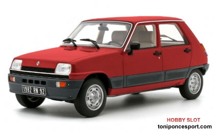 Renault 5 GTL (5 doors) Rouge 705 1984