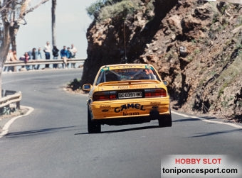 Foto Mitsubishi Galant VR-4 Rallye El Corte Ingles Toñi Ponce - S. Garcia (28 x 20,4)
