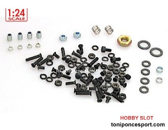 Tornilleria SuperF1 Pro Acero Negro Variada