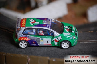 Volkswagen Polo S-1600 Rally El Corte Inglés 2004 "Ponce - Larrode" Red Volkswagen Canarias