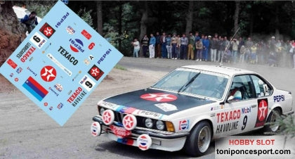 Calca BMW 635 Csi Rallye Isla de Gran Canaria 1987 Jose Mª. Ponce - Gaspar León 1/43