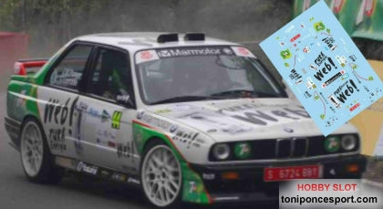 Calca BMW M3 Rallye Islas Canarias El Corte Ingles 2015 José Mª. Ponce - Carlos Larrodé 1/43