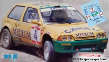 Calca Citroen AX 4x4 Winner III Rallye Formula Gran Canaria 1993 Toñi Ponce - E. Rivero 1/43