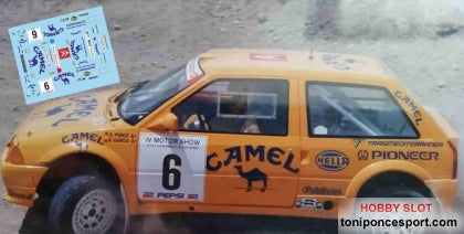 Calca Citroen AX 4x4 IV Motor Show Ciudad de Las Palmas 1992 Toñi Ponce - S. Garcia 1/43
