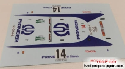 Calca Toyota Levin Pioneer " Jose Mª Ponce " 1/43