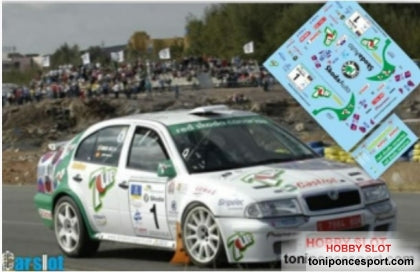 Calca Skoda Octavia Kit-Car Winner Rallye Maspalomas 2005 Toñi Ponce - Ruben Glez. 1/43