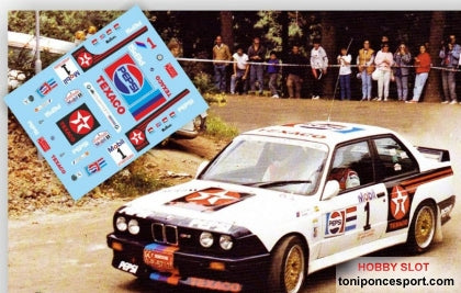 Calca BMW M3 Rally Isla de Gran Canaria 1988 José Mª. Ponce - Antonio Sarmiento 1/32