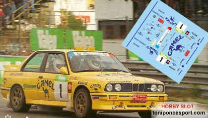 Calca BMW M3 Rally Valeo 1991 Campeón España de Rallyes J. Mª. Ponce - J. C. Deniz 1/32