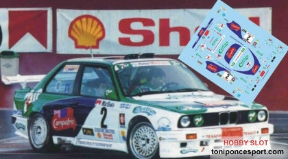 Calca BMW M3 Rallye Ciudad de Telde 1996 Jose Mª. Ponce - Gaspar León 1/32