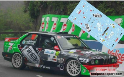 Calca BMW M3 Rallye Islas Canarias 2014 Jose Mª. Ponce - Carlos Larrode 1/32