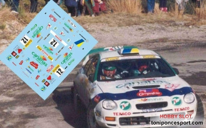 Calca Toyota Celica GT-Four ST205 Rally Montecarlo 1997 J. Mª. Ponce - G. León 1/32