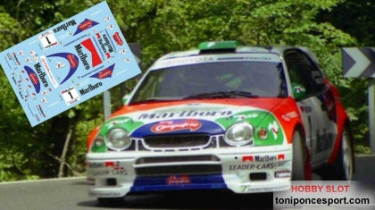 Calca Toyota Corolla WRC Rallye Isla de Gran Canaria 1998 José Mª. Ponce - Gaspar León 1/32