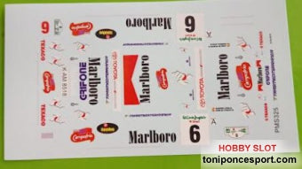 Calca Toyota Celíca GT-Four ST205 Rallye El Corte Inglés 1998 J. Mª. Ponce / G. León 1/32