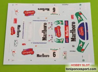 Calca Peugeot 306 Maxi Kit-Car Rally El Corte Inglés 1999 José Mª. Ponce - Carlos Larrodé 1/32