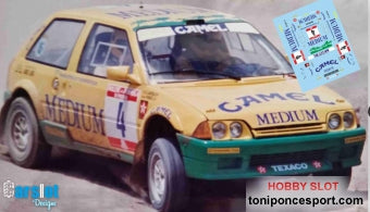 Calca Citroen AX Winner III Rallye Formula Gran Canaria 1993 Toñi Ponce - E. Rivero 1/32