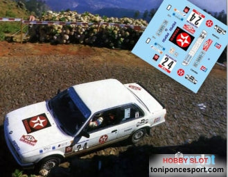 Calca BMW 325 Texaco Rallye de Madeira 87 Jose Mª. Ponce - G. Leon 1/32