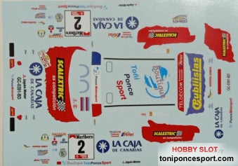 Calca Mitsubishi Galant VR-4 Winner Rallye Villa de Teror 2000 - Toñi Ponce / M. Guerra. 1/32