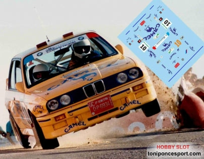 Calca BMW M3 El Corte Inglés 1989 José Mª. Ponce - Gaspar León 1/24