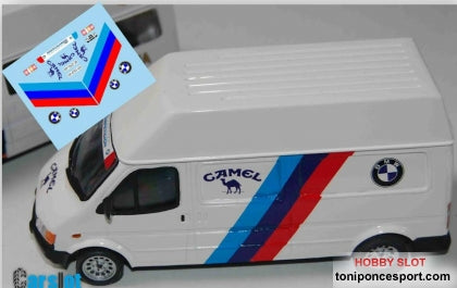 Calca Ford Transit Asistencia 1989 Camel BMW M3 José Mª. Ponce 1/24