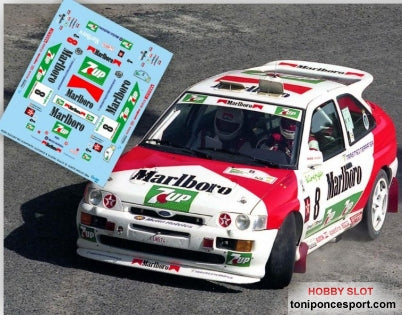 Calca Ford Escort RS Cosworth Rally El Corte Inglés 1994 J. M. Ponce - G. León 1/24