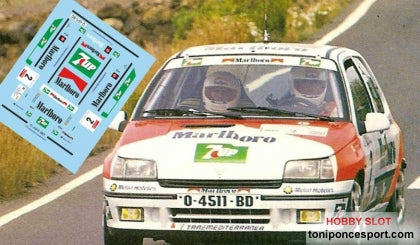 Calca Renault Clio Williams Winner Rallye Villa de Adeje 1994 José Mª. Ponce - Gaspar León 1/24