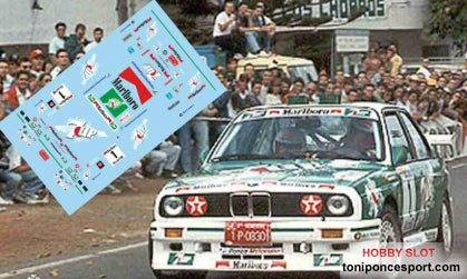 Calca BMW M3 Rallye Villa de Teror 1995 José Mª. Ponce - Gaspar León 1/24